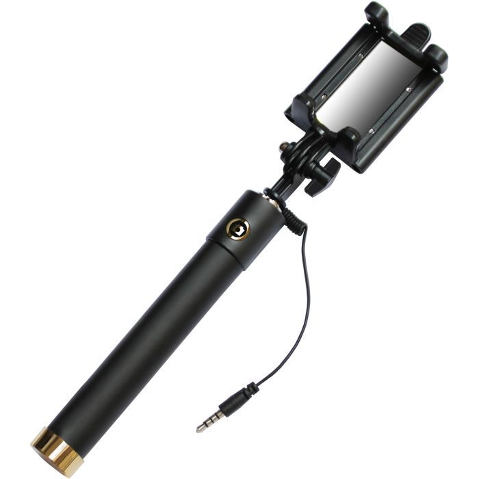 Монопод для селфі Grand-X Mirror 360 + дзеркало U-кріплення Gold (MI3UG) зображення 3