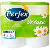 Туалетная бумага Perfex Deluxe Ромашка 3 слоя 4 рулона (8600101745248)