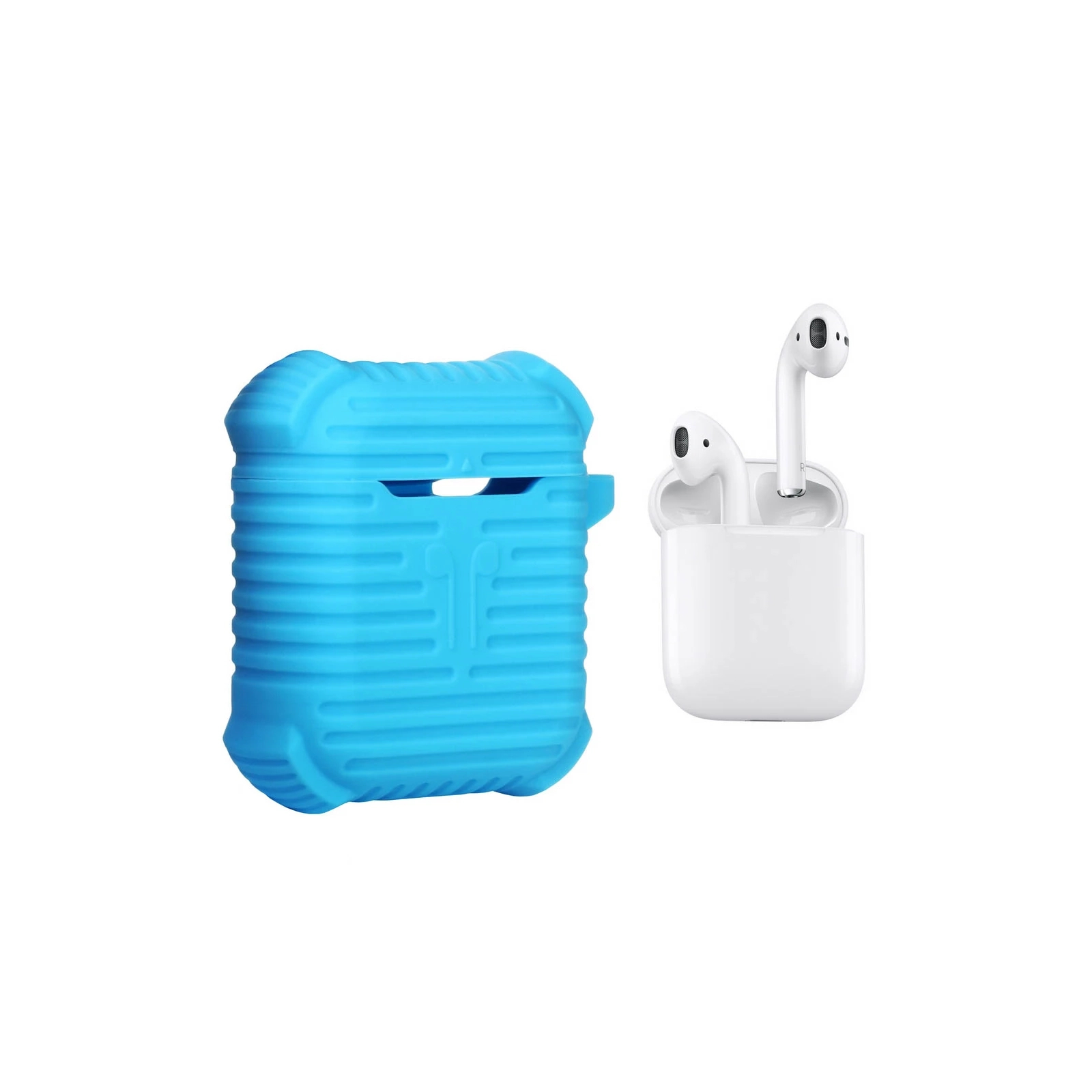 Чехол для наушников Protective i-Smile для Apple AirPods IPH1371 Blue (702351) изображение 2