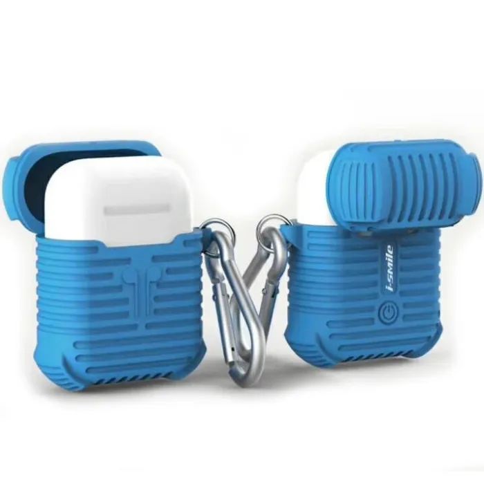 Чехол для наушников Protective i-Smile для Apple AirPods IPH1371 Blue (702351) изображение 3