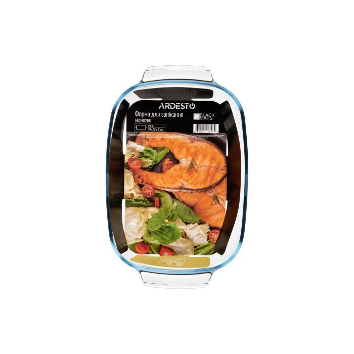 Форма для выпечки Ardesto Black Mars Rectangle 2.9 л (AR2402BG) изображение 2