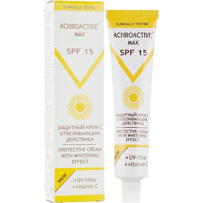 Крем для лица Achroactive Max Защитный крем с отбеливающим действием SPF15 45 мл (3800010502252)