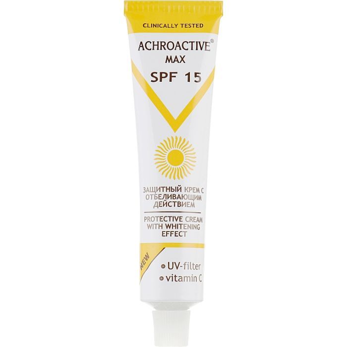 Крем для лица Achroactive Max Защитный крем с отбеливающим действием SPF15 45 мл (3800010502252) изображение 2