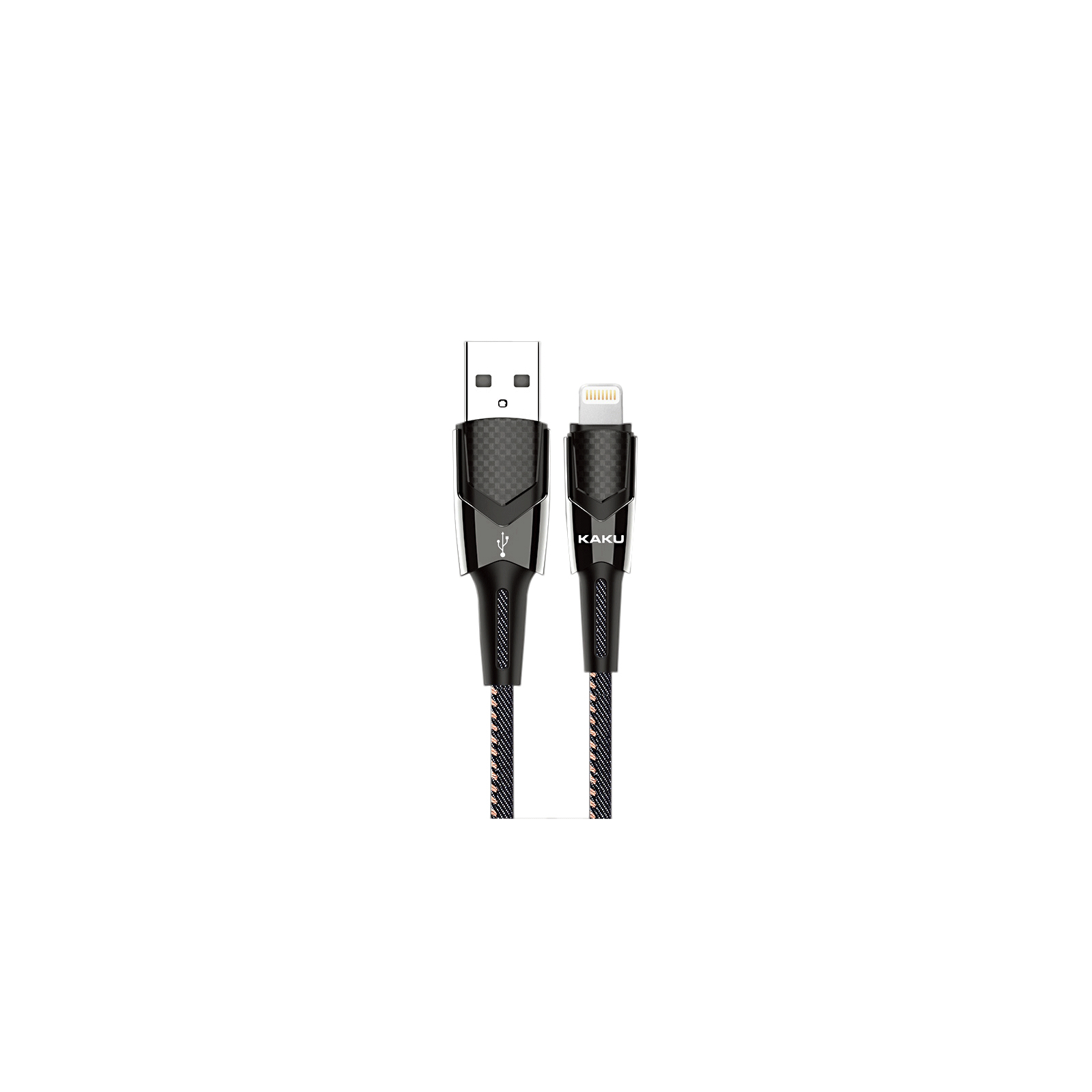 Дата кабель USB 2.0 AM to Lightning 1.2m KSC-192 GEDIAO Black 3.2А iKAKU (KSC-192-L)