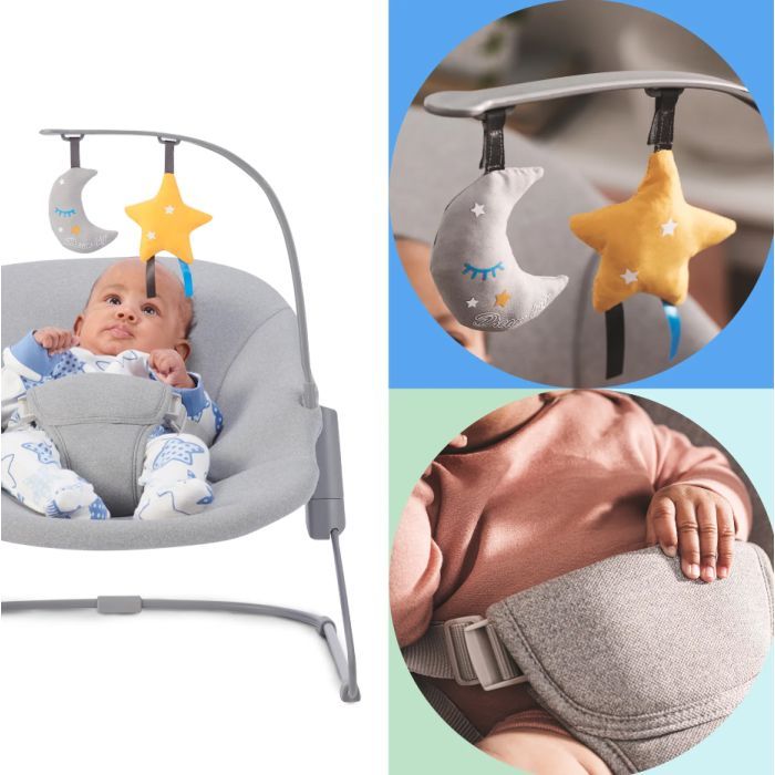 Крісло-гойдалка Kinderkraft Calmee Grey (5902533919048) зображення 12