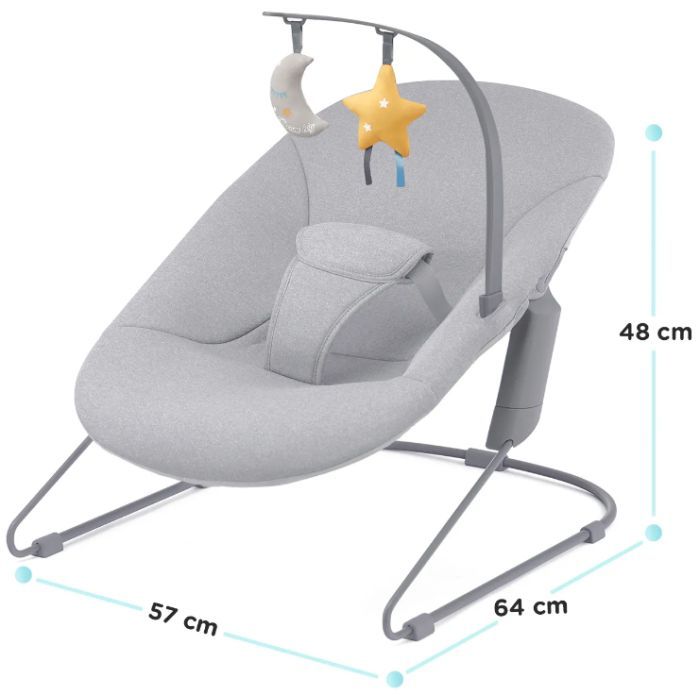 Крісло-гойдалка Kinderkraft Calmee Grey (5902533919048) зображення 5