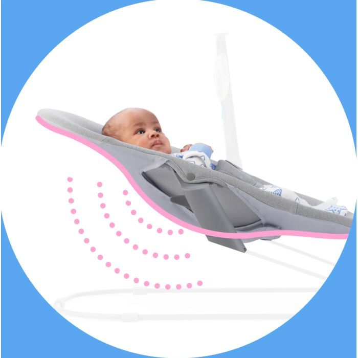 Крісло-гойдалка Kinderkraft Calmee Grey (5902533919048) зображення 6