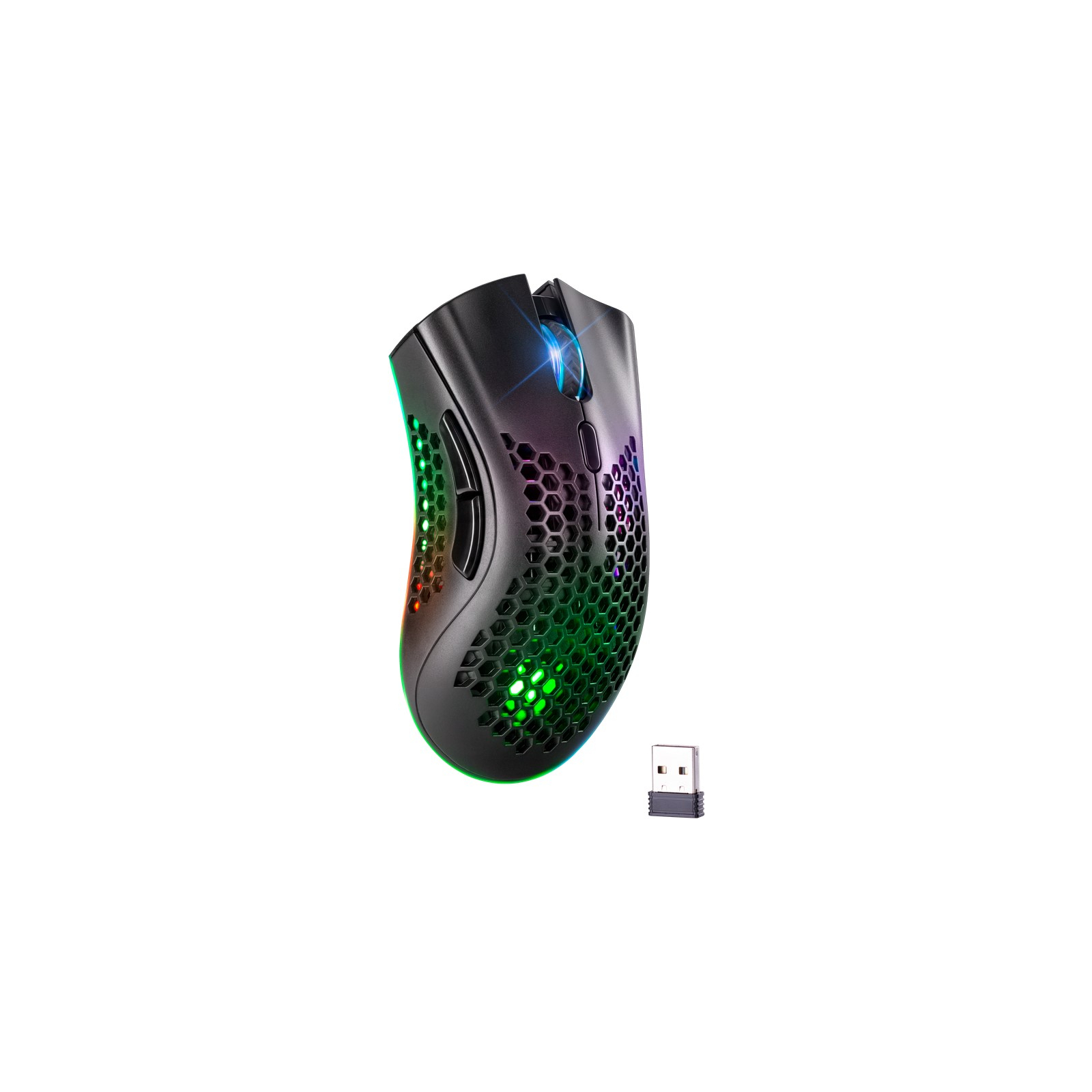 Мышка Defender Warlock GM-709L RGB Wireless Black (52709) изображение 2
