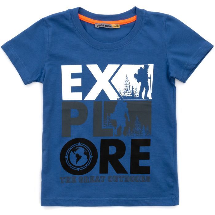 Футболка дитяча Blueland EXPLORE (2044-128B-blue)
