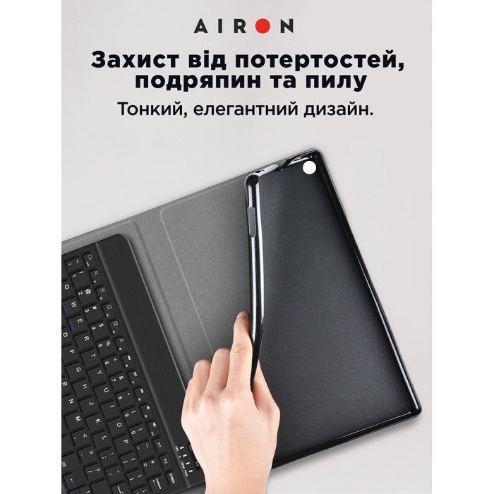 Чохол до планшета AirOn Premium Lenovo Tab M10 Plus 3rd Gen 2022 10.6 " BT Keyboard (4822352781084) зображення 12