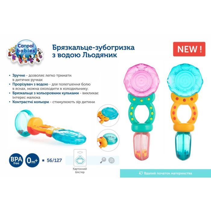 Прорезыватель Canpol Babies Леденец Розовое (56/127) изображение 3