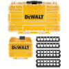 Ящик для инструментов DeWALT для бит системы TSTAK Tough Case S с футляром и кассетами для бит 4 шт. (DT70801) изображение 2