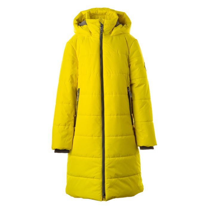 Пальто детское Huppa NINA 12590030 жёлтый 152 (4741632123885)