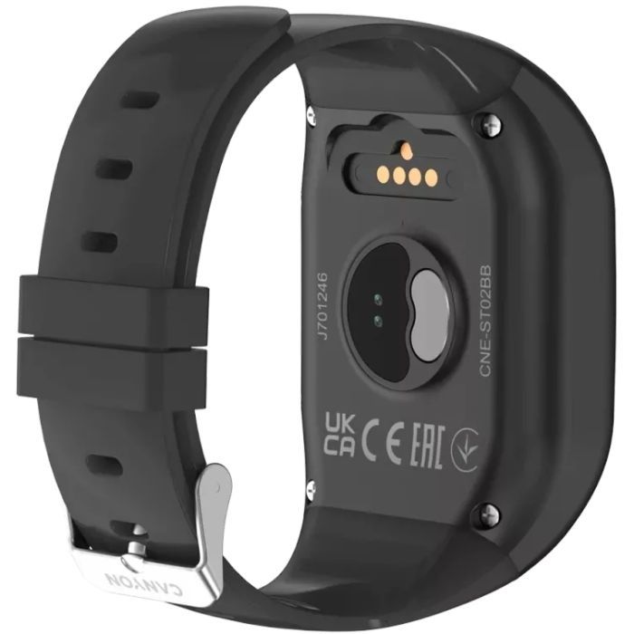 Фітнес браслет Canyon CNE-ST02BB для людей похилого віку з функцією SOS (CNE-ST02BB) зображення 3