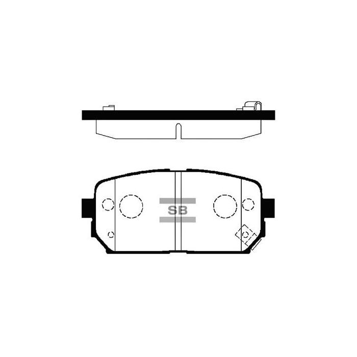 Тормозные колодки HI-Q SP1197
