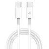 Дата кабель USB-C to USB-C 1.0m 20W CC-03W White Grand-X (CC-03W) зображення 2