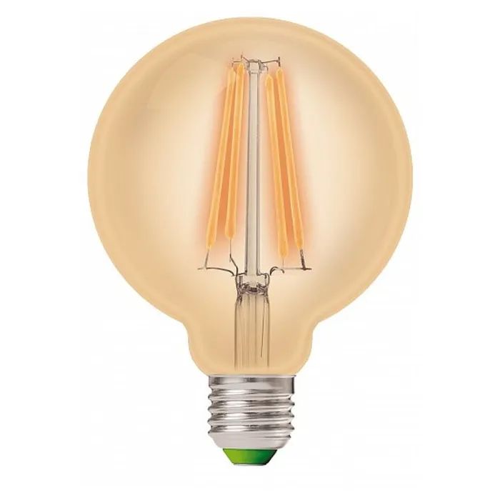 Лампочка Eurolamp G95 12W E27 4000K (LED-G95-12274(Amber))