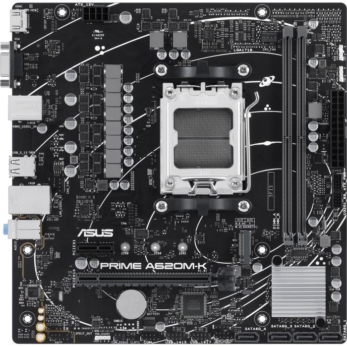 Материнская плата ASUS PRIME A620M-K изображение 2