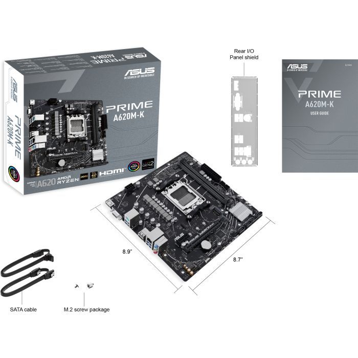Материнская плата ASUS PRIME A620M-K изображение 8