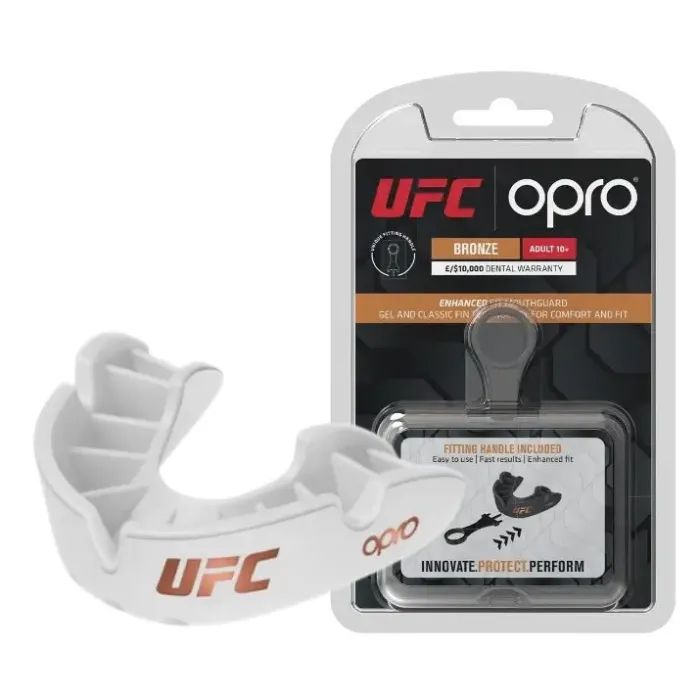 Капа Opro Bronze UFC дитяча White (UFC_Jr_Bronze_W) изображение 4