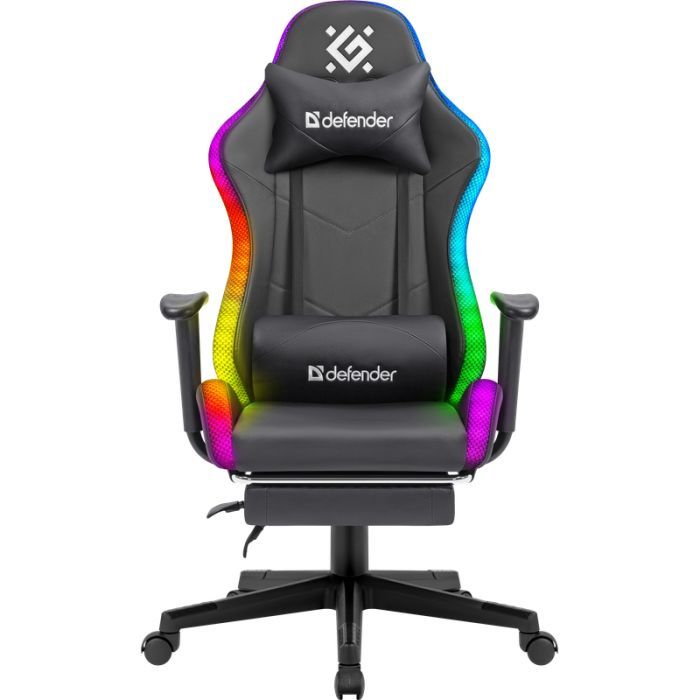 Крісло ігрове Defender Watcher RGB Black (64334) зображення 2