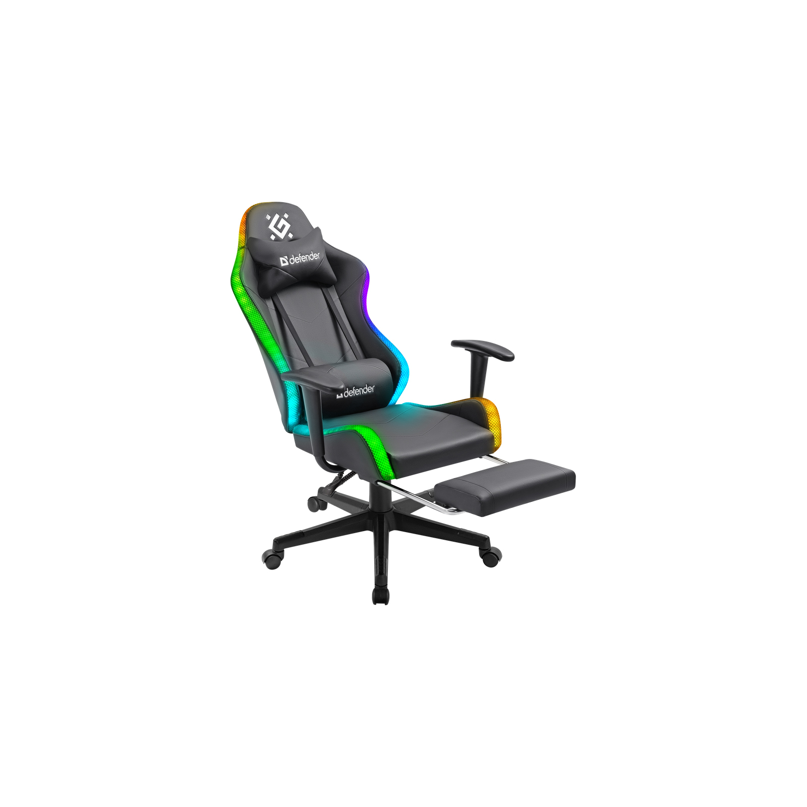 Крісло ігрове Defender Watcher RGB Black (64334) зображення 5