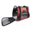 Переноска для животных AnimAll HJ-8003 мягкая 48х25х33 см бордовая (2000981206246) изображение 3