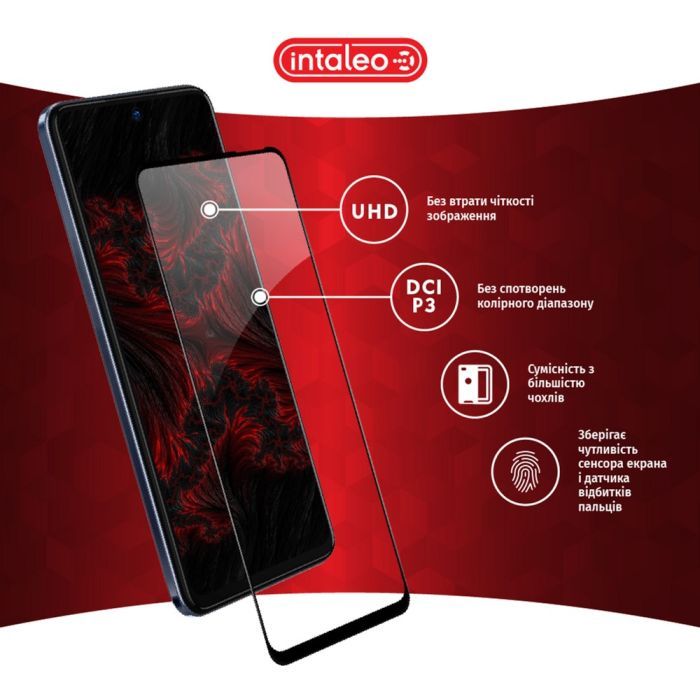 Скло захисне Intaleo Full Glue Tecno Camon 18 (1283126529146) зображення 3