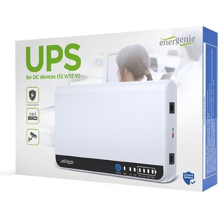 Пристрій безперебійного живлення EnerGenie EG-UPS-DC18, 12V/15V (EG-UPS-DC18) зображення 4