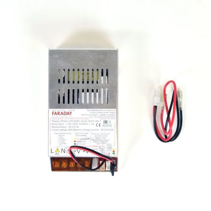 Блок питания для систем видеонаблюдения Faraday Electronics UPS_85W_ALU_24 изображение 3