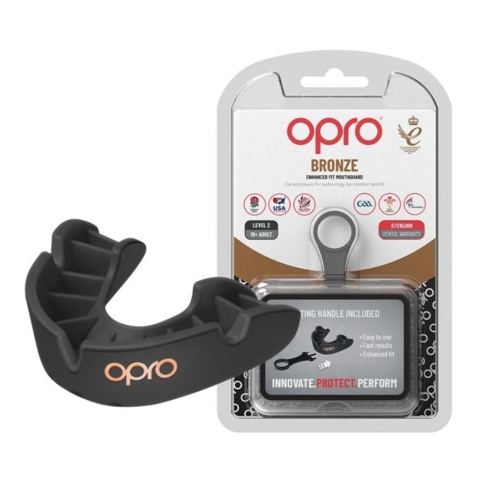 Капа Opro Bronze доросла (вік 11+) Black (art.102500001) (Bronze_Black)