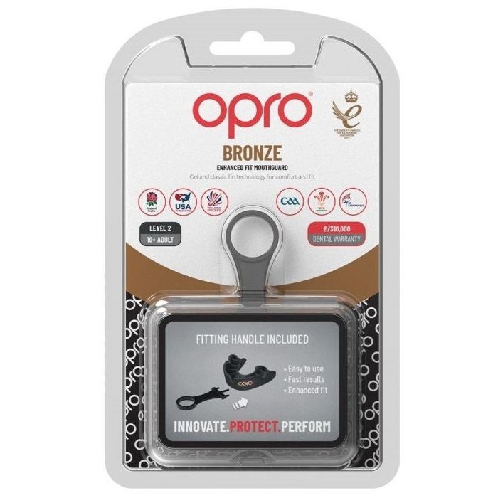 Капа Opro Bronze доросла (вік 11+) Black (art.102500001) (Bronze_Black) изображение 5