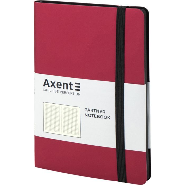 Книга записная Axent Partner Soft 125х196 мм 96 листов клетка красная (8206-05-A) изображение 2