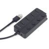 Концентратор Gembird USB 2.0 4 ports (UHB-U2P4P-01) изображение 2