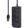 Концентратор Gembird USB 2.0 4 ports (UHB-U2P4P-01) изображение 3