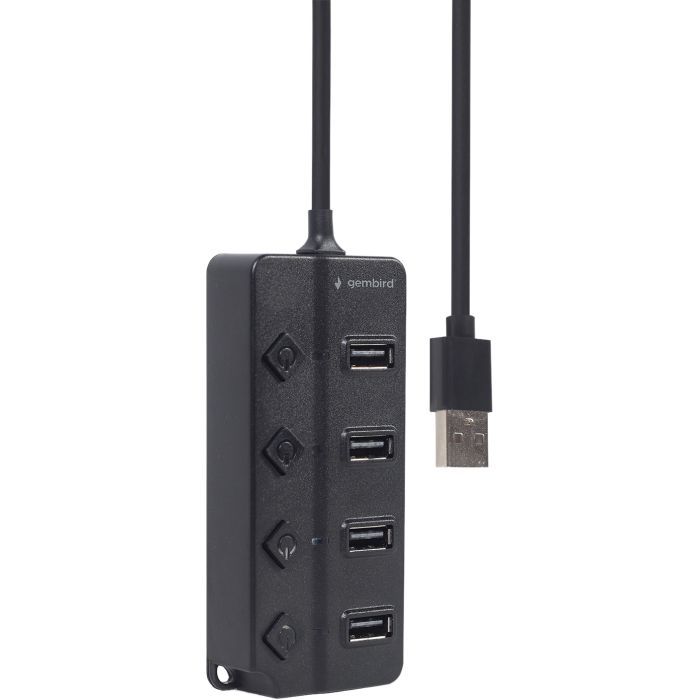 Концентратор Gembird USB 2.0 4 ports (UHB-U2P4P-01) изображение 4