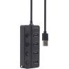 Концентратор Gembird USB 2.0 4 ports (UHB-U2P4P-01) изображение 4