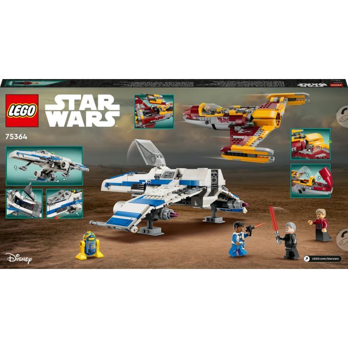 Конструктор LEGO Star Wars Истребитель Новой Республики E-Wing против Звездного истребителя Шин Хати 1056 деталей (75364) изображение 10