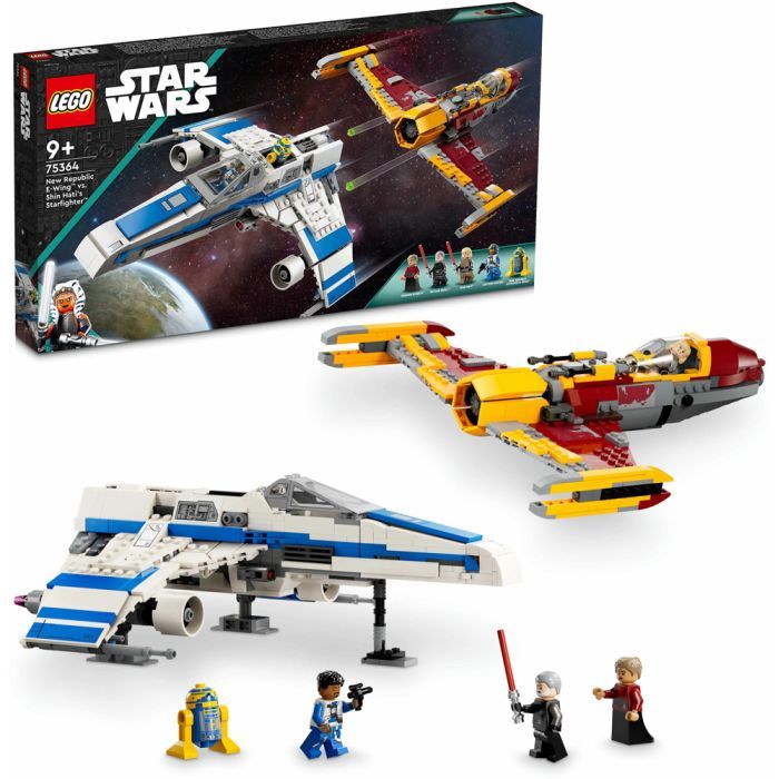 Конструктор LEGO Star Wars Истребитель Новой Республики E-Wing против Звездного истребителя Шин Хати 1056 деталей (75364) изображение 9