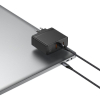 Зарядний пристрій Vention 3xUSB 100W GaN (2хUSB-C+USB-A) black (FEGB0-EU) зображення 3
