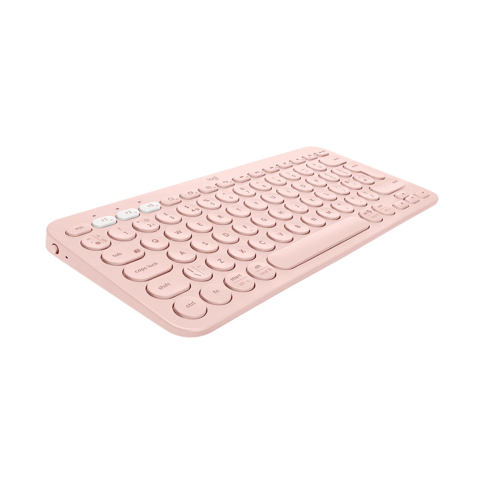 Клавіатура Logitech K380s Multi-Device Bluetooth UA Rose (920-011853) зображення 2