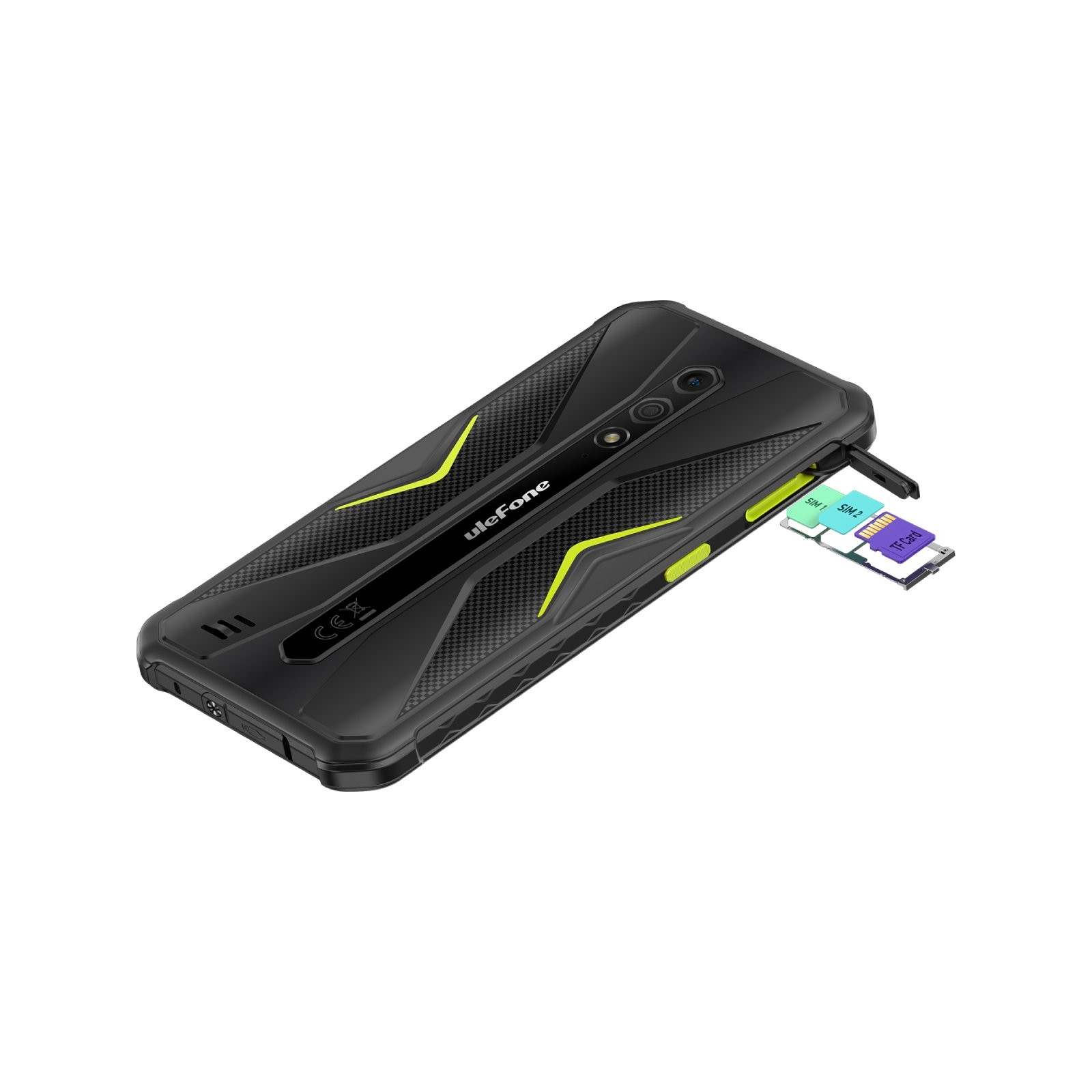 Мобильный телефон Ulefone Armor X12 Pro 4/64Gb Black Green (6937748735526) изображение 5