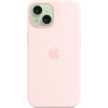 Чехол для мобильного телефона Apple iPhone 15 Silicone Case with MagSafe Light Pink (MT0U3ZM/A) изображение 4