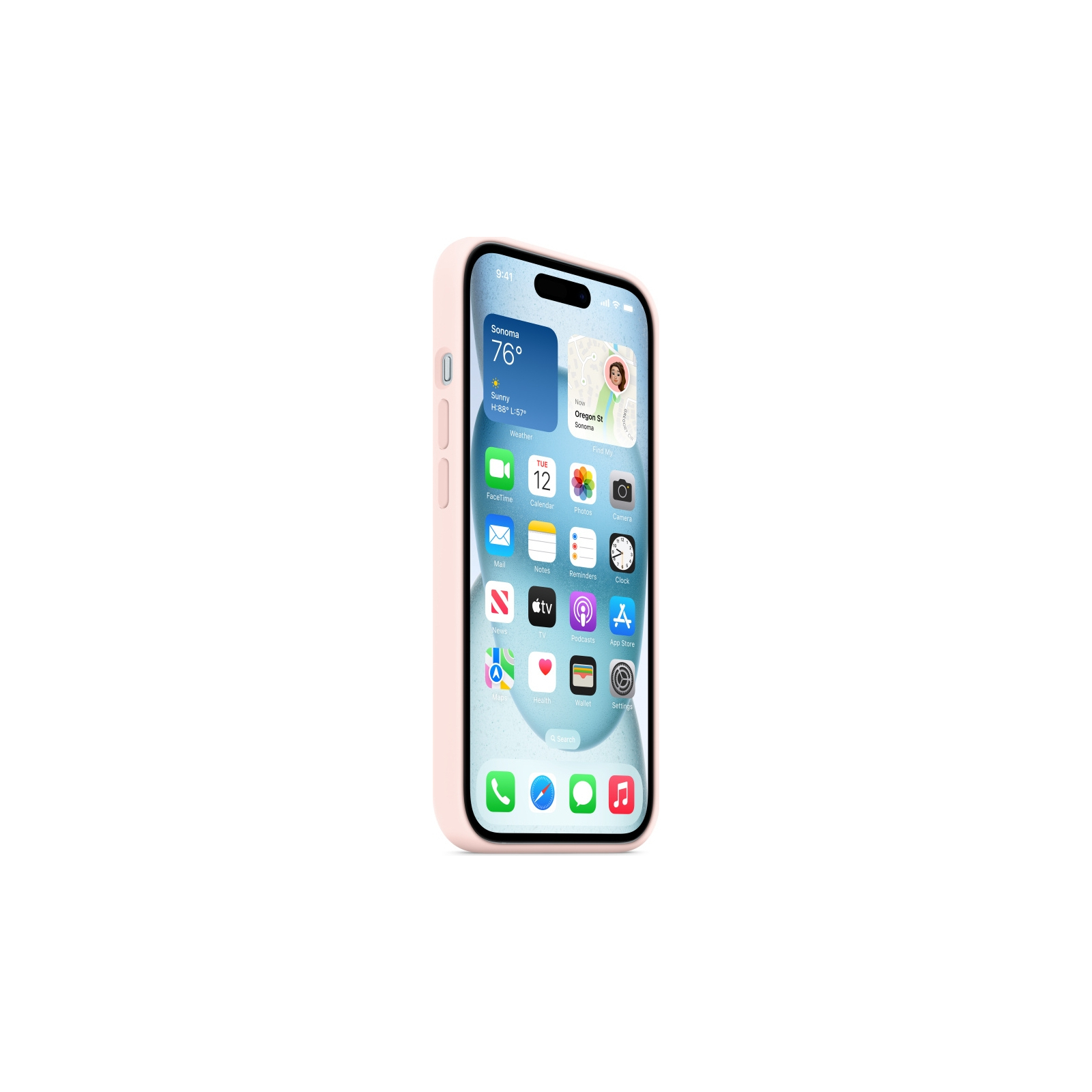 Чехол для мобильного телефона Apple iPhone 15 Silicone Case with MagSafe Orange Sorbet (MT0W3ZM/A) изображение 7