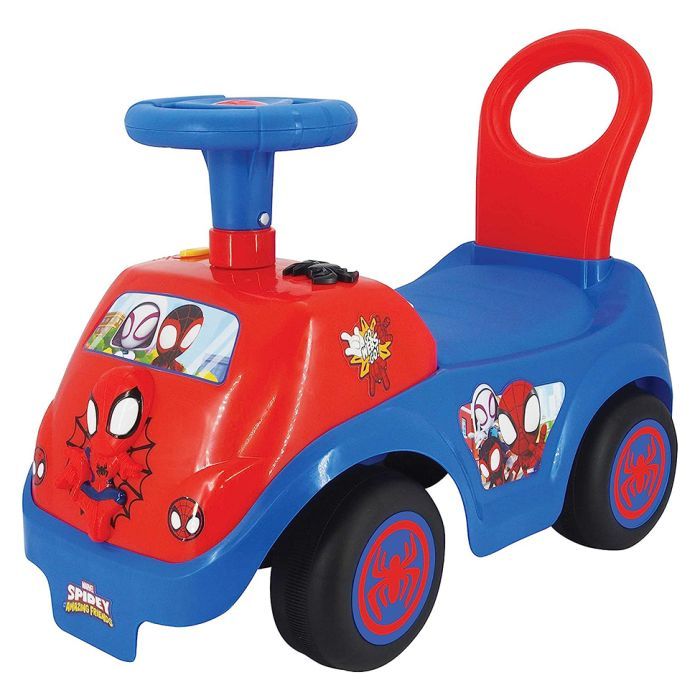 Чудомобиль Kiddieland мини – Команда Спайди (свет, звук) (061556)