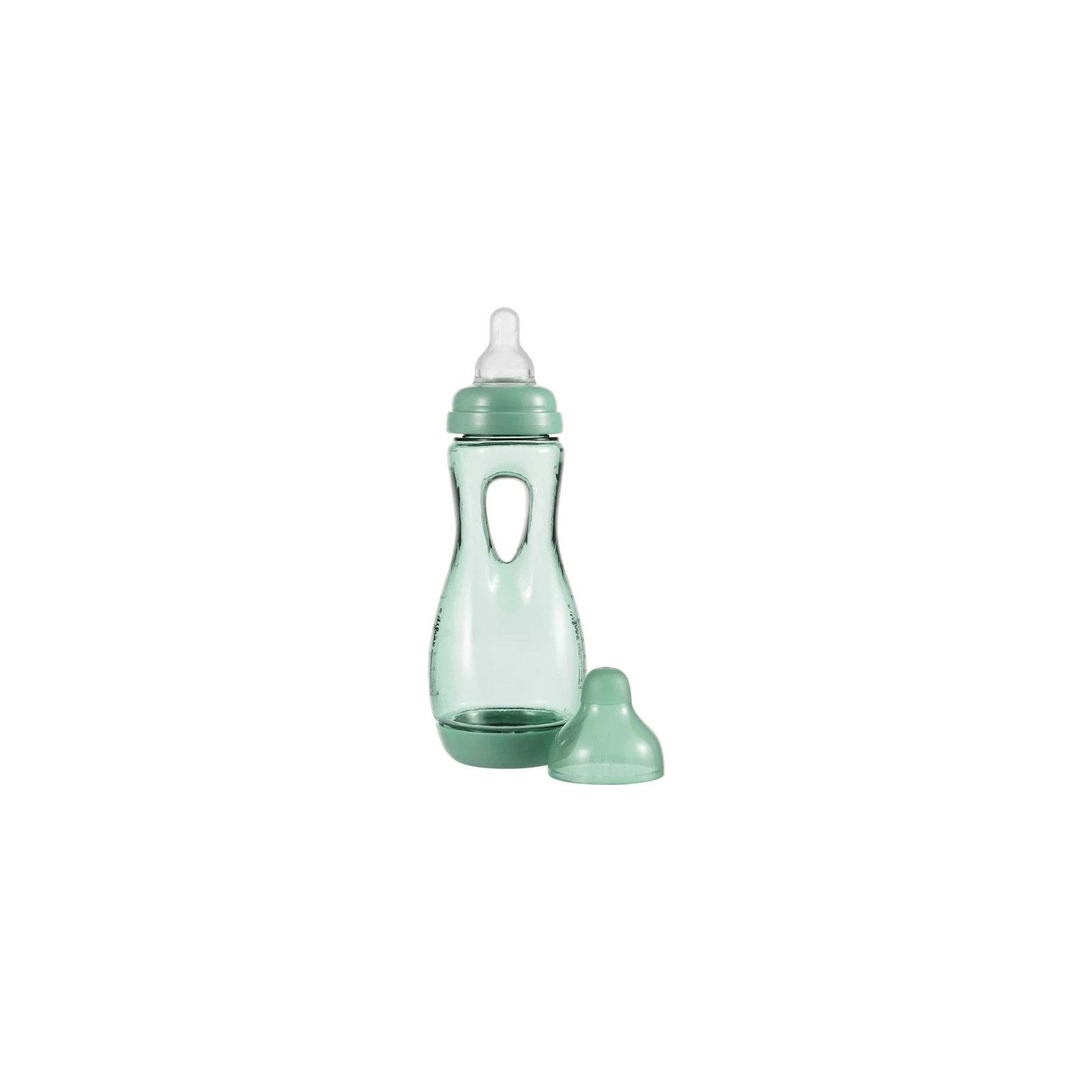 Бутылочка для кормления Difrax с силиконовой соской и проемом для держания, 240 мл (193 Sage)