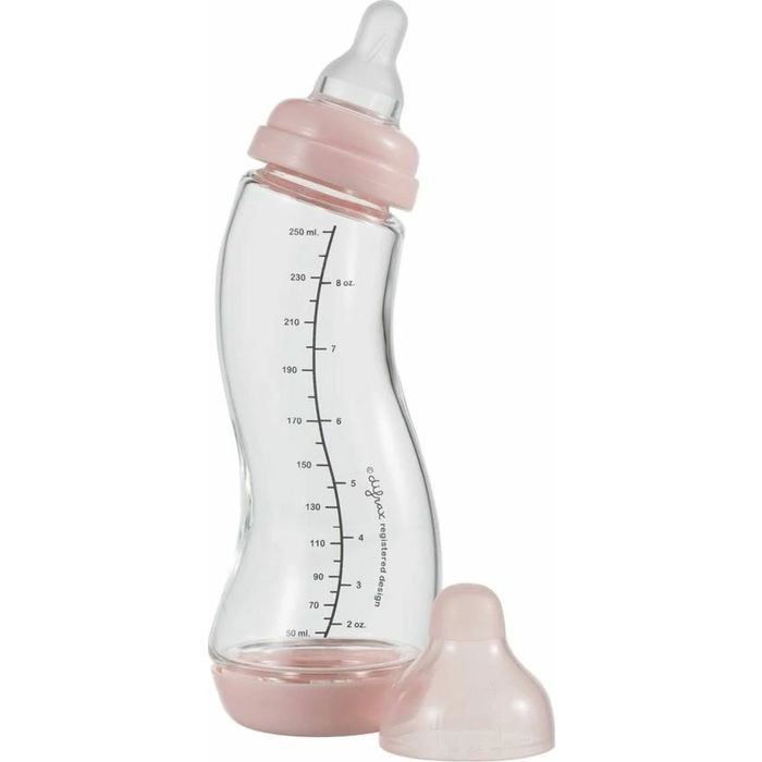 Бутылочка для кормления Difrax S-bottle Natural антиколиковая, силикон, 250 мл (736FE Blue)