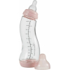 Бутылочка для кормления Difrax S-bottle Natural антиколиковая, силикон, 250 мл (736FE Pink)