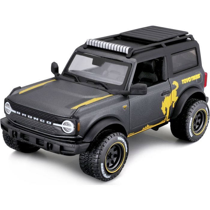 Машина Maisto Ford Bronco 2021 Badlands 1:24 Сірий металік (32541 met. grey) зображення 7