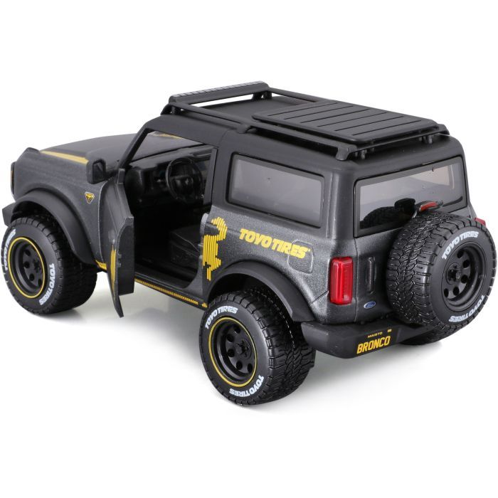 Машина Maisto Ford Bronco 2021 Badlands 1:24 Сірий металік (32541 met. grey) зображення 8